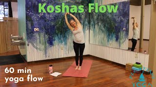 60 Minute Yoga Class  Koshas Flow [upl. by Laney]