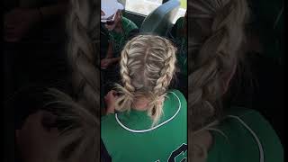 cute sporty hairstyles sports volleyball [upl. by Meaghan]