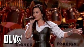 Demi Lovato  Feels Like the First Time Foreign Tribute at the Rock and Roll Hall Fame [upl. by Noit]