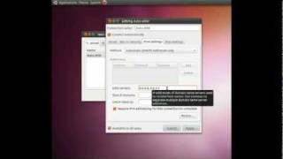 Change Ubuntu 1010 network cards DNS Server to Google DNS address [upl. by Ahsenav]