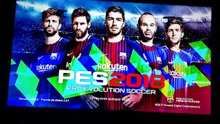 jogando PES 2018 PS3 [upl. by Stoneman566]