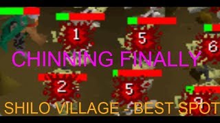 RuneScape 2007  Shilo Village Chinning  Second Best Chinning Location  Ninian Park [upl. by Cletus736]