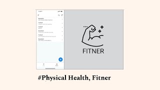 quotFitnerquotPhysical Health App [upl. by Frantz]