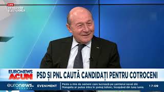 EXCLUSIV Traian Băsescu despre candidații la alegerile prezidențiale 2024 [upl. by Higgs597]