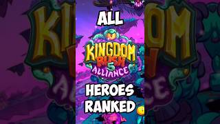 Kingdom Rush Alliance Heroes Tier List [upl. by Dimitris]