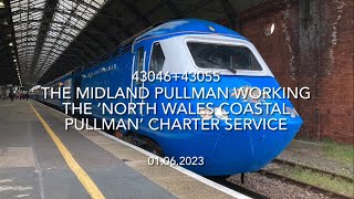 The Midland Pullman working the ‘North Wales Coastal Pullman’ Charter Service 01062023 [upl. by Rabka771]