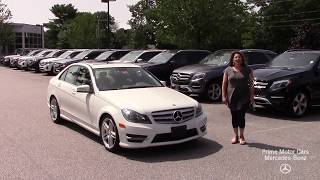 2012 MercedesBenz CClass C300 Sport 4MATIC® video tour with Tina [upl. by Lindholm]