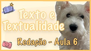 Redação texto e textualidade [upl. by Hadeehsar]