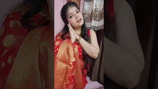 Chokh mele dekhbo na tomakeviralshort sareemakeover youtubeshorts song shorts [upl. by Arika38]