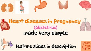 Heart diseases in pregnancy  Obstetrics  Med Vids made simple [upl. by Airdnat]