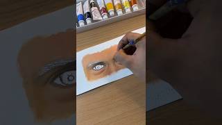 3D Moving Eyes 👀 painting  Tutorial ✨ shorts [upl. by Ecnar]