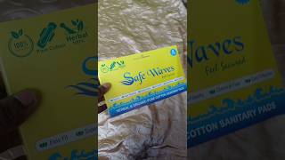 Safe Waves Napkins from Herbalayam queensaari shorts napkin sanitarypad sanitarynapkins [upl. by Efar]