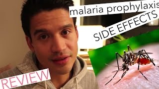 Malaria Prophylaxis  Malarone  Side Effects  Personal Review [upl. by Neerual]