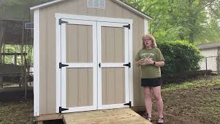 Customer Testimonial For 8x12 Utility Shed in Greenville SC [upl. by Donohue]