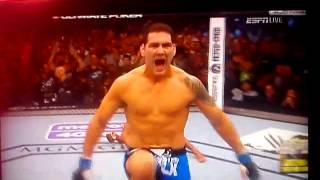 Weidman knocks out silva [upl. by Aphra825]