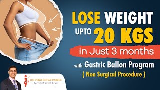 Gastric Ballon Weight Loss Program Non Surgical Procedure   Lose 20 Kgs Weight in Just 3 Months [upl. by Jacobs938]