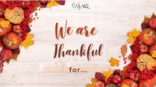 Vasari Thankful Video 2024 [upl. by Nowyt]