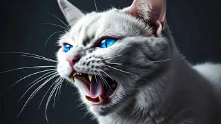 Cat Sound Horror  Aggressive cat sounds  Creepy Cat Meowing [upl. by Eessej]