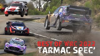 Best of Rally WRC  Flat out and Maximum Attack  Rally1 Hybrid TARMAC SPEC [upl. by Nocaed]