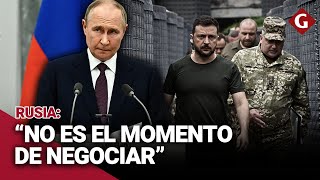 RUSIA descarta cualquier NEGOCIACIÓN por OFENSIVA UCRANIANA en su territorio  Gestión [upl. by Akilam969]