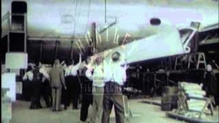 Bristol Brabazon 1950s  Film 7788 [upl. by Miksen]