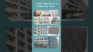 Steel bracing of rc frames for seismic retrofittingytshorts structuralengineering [upl. by Ernest]