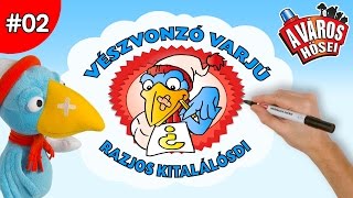 A város hősei  02 Rajzos kitalálósdi Vészvonzó Varjúval  Rajzfilmek Gyerekeknek  Animációs [upl. by Alleram656]