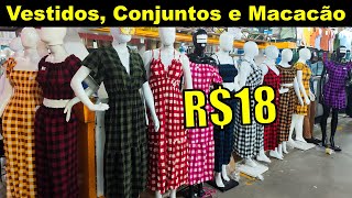 MODA CENTER SANTA CRUZ PE VESTIDOS CONJUNTOS E MACACÃO MUITO BARATO [upl. by Seftton]