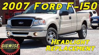 2007 Ford F150 Headlight bulb Replacement ford fordtrucks [upl. by Eliak]