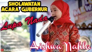 AISHWA PERFORM SHOLAWATAN LUPA NADA [upl. by Hettie]