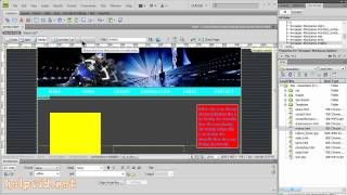 Floating Div Tags  Dreamweaver Tutorial [upl. by Naujled]