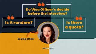 How do Visa Officers make decisions at the US visa interview ExVisa Officer reveals the truth [upl. by Zerelda226]