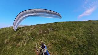 Kvitegga Dimmelsvik 2072024 Start 1618 Enzo 3 Paragliding Hill Soaring Rosendal Norge Norway [upl. by Ellord]