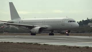 Heston Airlines Airbus 320 LYBRB Taxing Malaga LEMG [upl. by Isadora]