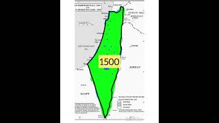 Israel map every year 1500 BC to 2025 AD [upl. by Assiluj]