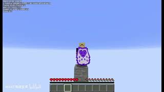 Fly 384 blocks upwards with elytra WITHOUT ROCKETS and land on a single block [upl. by Airlia]