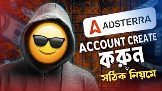 Create Adsterra Account in 5 Minutes Without Any Hassle [upl. by Ecinue240]