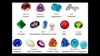 BIRTHSTONES BY MONTHDAY AND ZODIAC SIGNPurpleroses [upl. by Misty492]