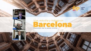 Vídeo resumen Sesión online Vive estudia y trabaja en Barcelona [upl. by Willmert322]