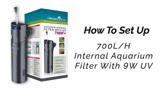 All Pond Solutions 700LH Internal Filter With 9w UV 700IF 1 Set Up Guide [upl. by Assiral]