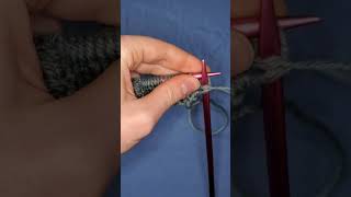 how to do stockinette stitch in knitting [upl. by Jara]