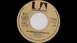 PETER HEDRICH  DONNERSTAG UM 19 UHR BEI DIR aus dem Jahr 1977 B Seite von der Single [upl. by Aehtna]