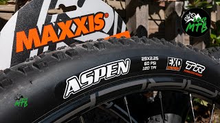 Maxxis ASPEN XC Tire Quick Check  Semislick MTB Race Tire [upl. by Dylana]