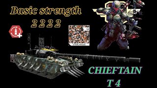 Chieftain T4  Basic strenght 2222  pilot MUSASHI [upl. by Llenrub]