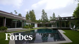 Touring A 25 Million Midcentury Mansion In Beverly Hills  Forbes [upl. by Riana]