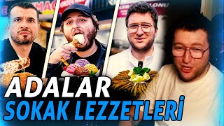 EFE UYGAÇ MESUTCAN TOMAY ADALAR SOKAK LEZZETLERİNİ DENEDİK İZLİYOR bicimali MesutCanTomay [upl. by Nwahsiek300]