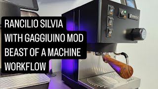 Gaggiuino Modded Rancilio Silvia  Workflow [upl. by Ahsienad173]