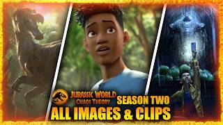 ALL TRAILERS CLIPS IMAGES amp INFO OF SEASON 2  Jurassic World Chaos Theory [upl. by Bellaude]