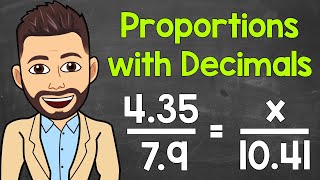 Solving Proportions with Decimals  Math with Mr J [upl. by Gusba]