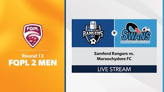 FQPL 2 Men Round 13  Samford Rangers vs Maroochydore FC [upl. by Aissert]